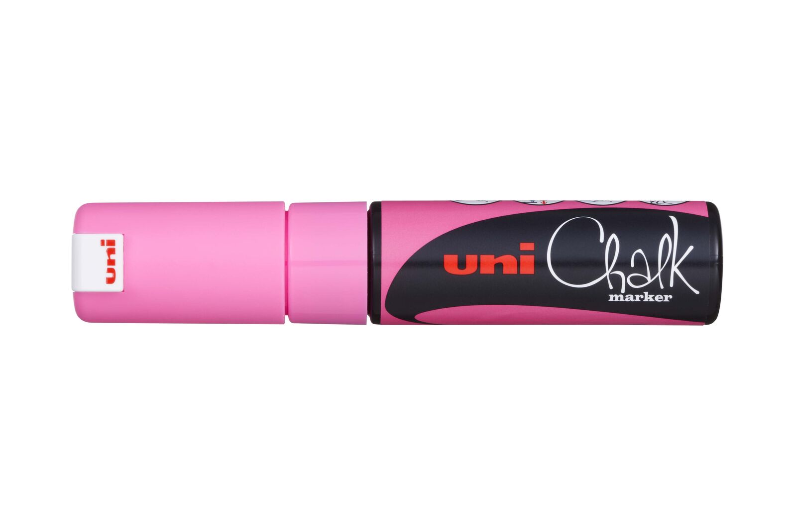 Uni-Ball Chalk Marker Chisel Tip 8mm - Fluoro Pink