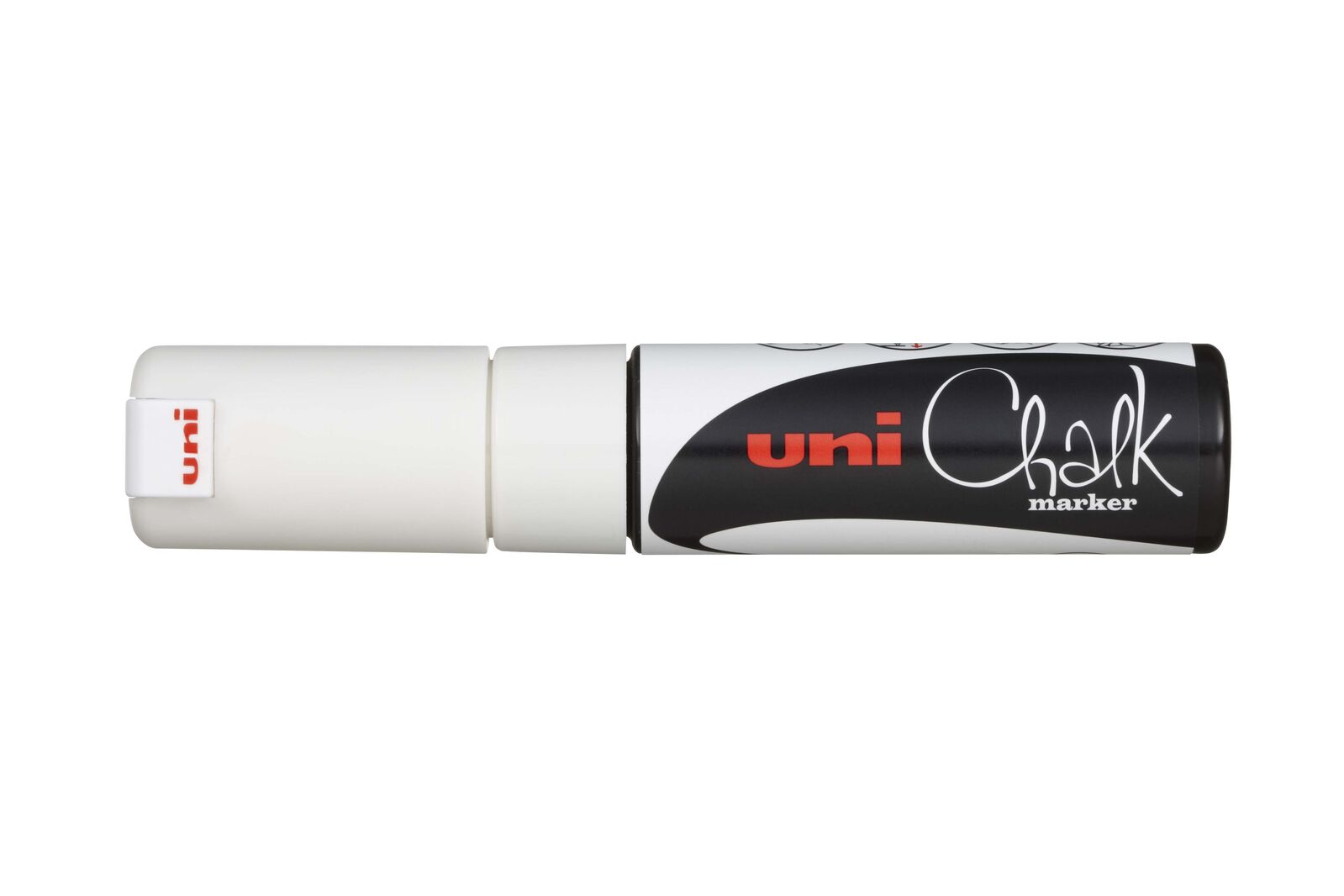 Uni-Ball Chalk Marker Chisel Tip 8mm - White