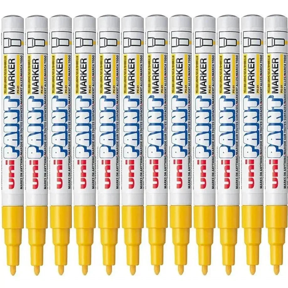 Uni-Ball Paint Marker PX-21 Fine Tip 1.2mm - Yellow (Single)