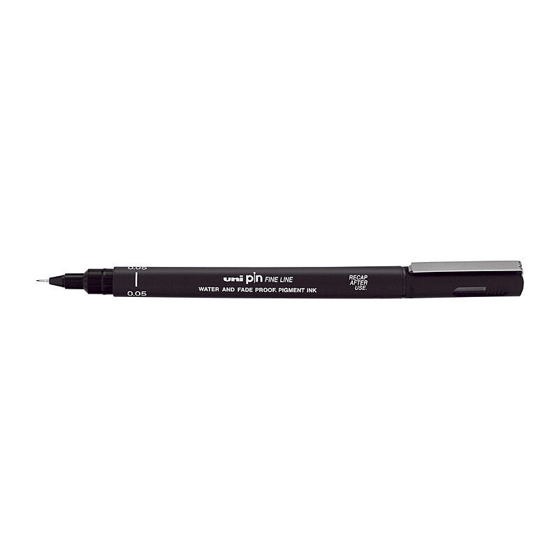 uni Pin FineLiner0.05 - Black (Box of 12)