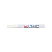 uni Chalk Marker XFine - White (Box of 12)