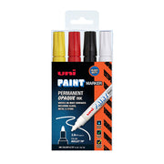 uni Paint Marker PX20 Assorted Ind (Pack of 4)