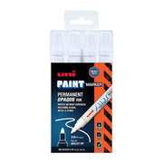 uni Paint Marker PX20 White Ind (Pack of 4)