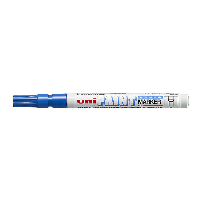 uni Pnt Marker Bullet PX21 - Blue (Box of 12)