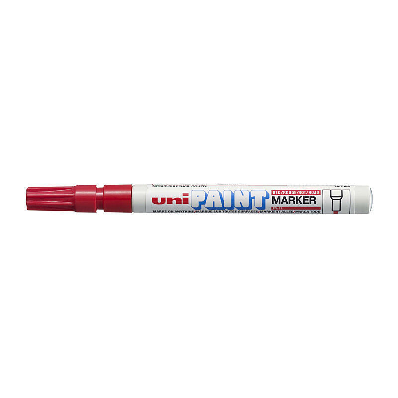 uni Pnt Marker Bullet PX21 - Red (Box of 12)