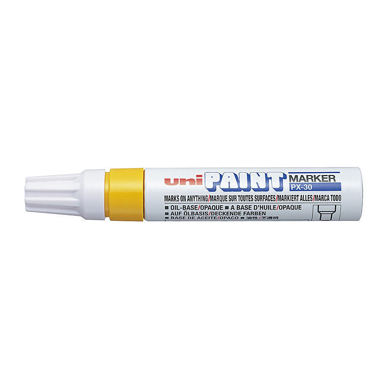 uni Pnt Marker Bold Chisel Px30 - Yellow