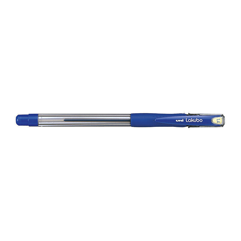 uni Lakubo Ballpoint Pen 1.4 - Blue (Box of 12)