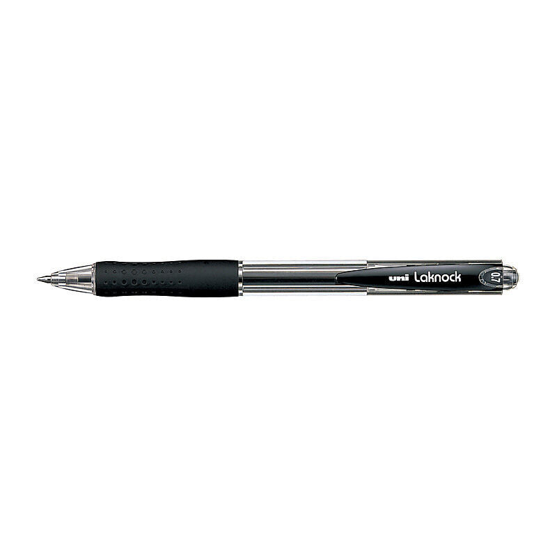 uni Laknock BPPen 0.7 Black Box of 12