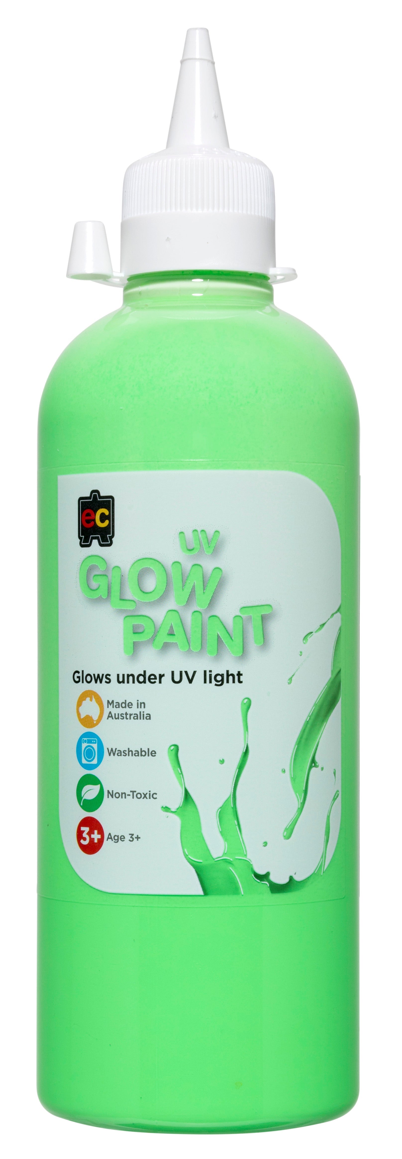 UV Glow Paint 500mL - Green