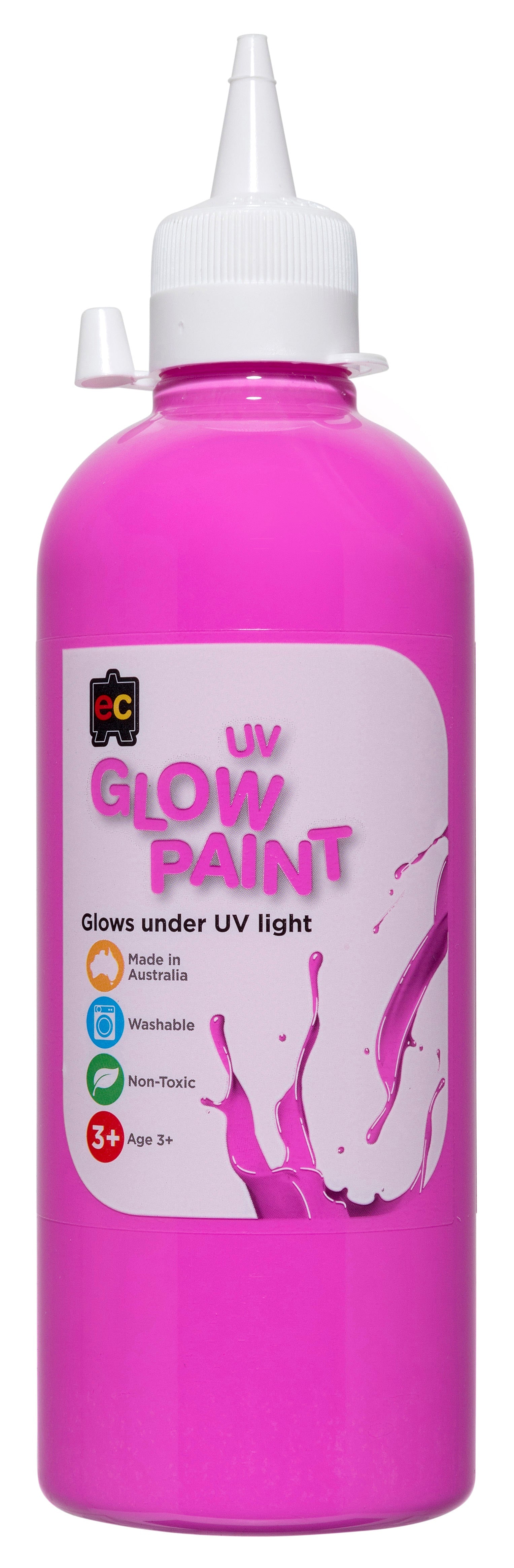 UV Glow Paint 500mL - Magenta