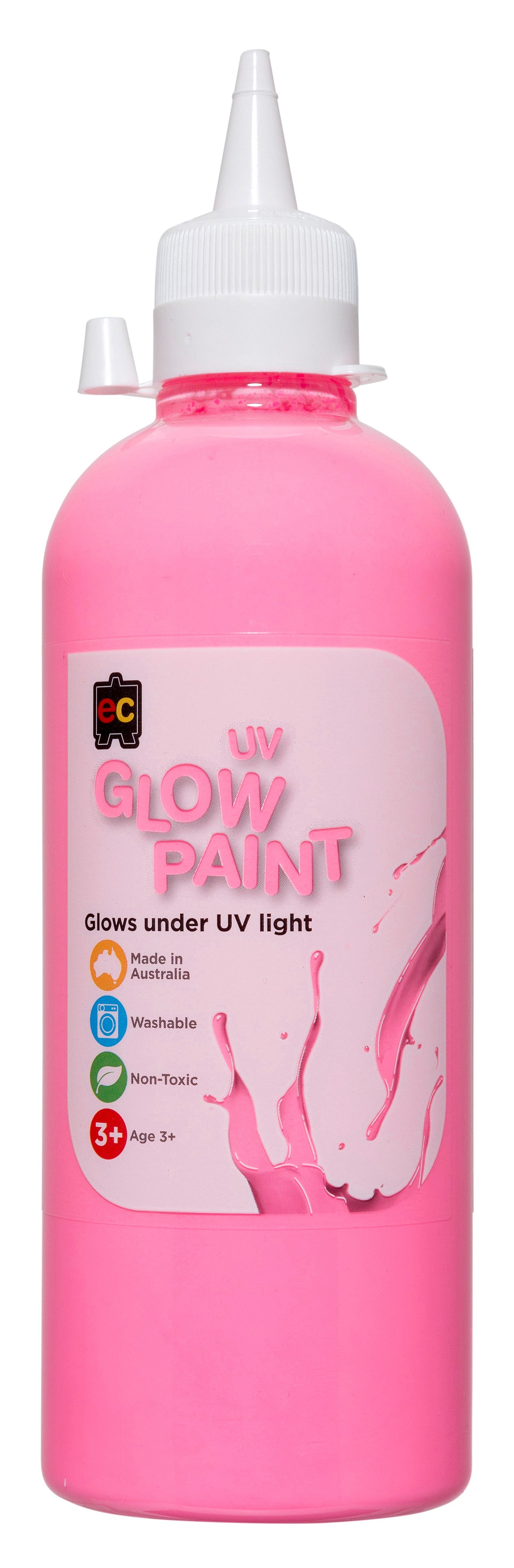 UV Glow Paint 500mL - Pink