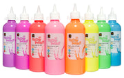 UV Glow Paint (500mL) - Set of 8