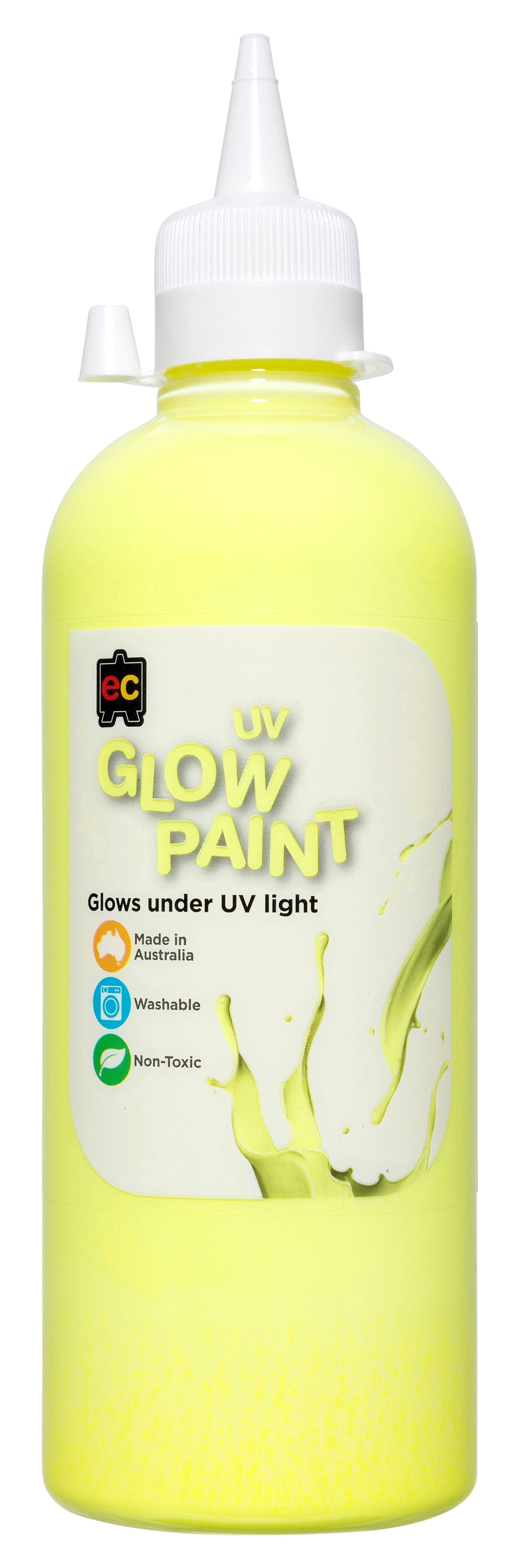UV Glow Paint 500mL - Yellow