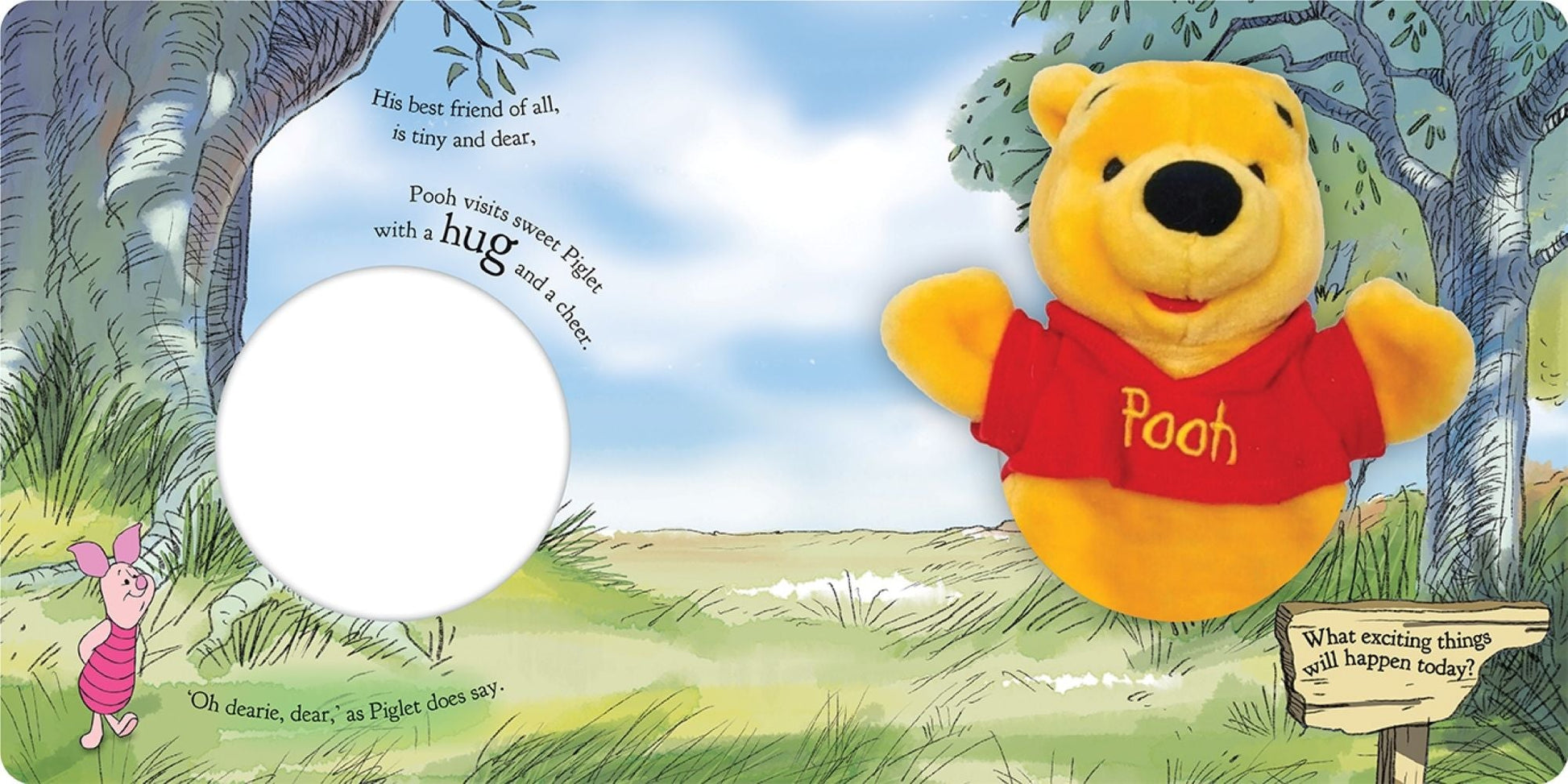 Disney Winnie the Pooh - Hand Puppet Book — inside page 2