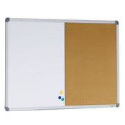 Visionchart Combo Board Whiteboard/Corkboard 900 x 600mm Standard Frame