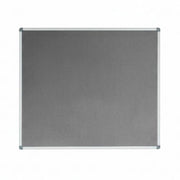 Visionchart Corporate Felt Pinboard 1200 x 1200mm Standard Frame Grey