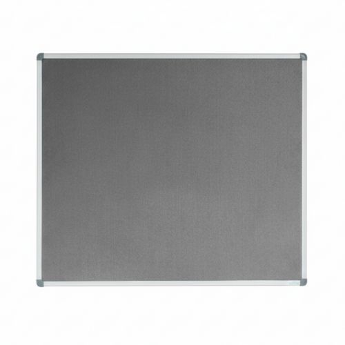 Visionchart Corporate Felt Pinboard 1200 x 1200mm Standard Frame Grey