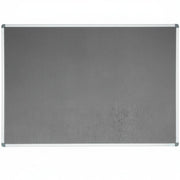 Visionchart Corporate Felt Pinboard 1200 x 900mm Standard Frame Grey