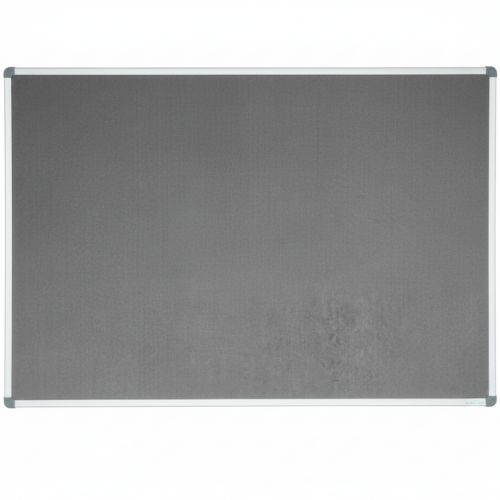 Visionchart Corporate Felt Pinboard 1200 x 900mm Standard Frame Grey