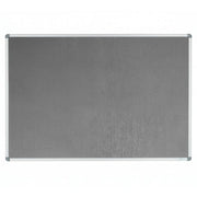 Visionchart Corporate Felt Pinboard 1500 x 900mm Standard Frame Grey