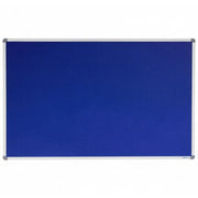 Visionchart Corporate Felt Pinboard 1800 x 1200mm Standard Frame Blue