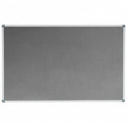 Visionchart Corporate Felt Pinboard 1800 x 1200mm Standard Frame Grey