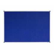 Visionchart Corporate Felt Pinboard 1800 x 900mm Standard Frame Blue