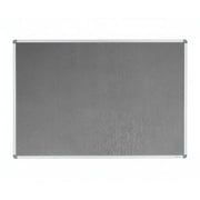 Visionchart Corporate Felt Pinboard 1800 x 900mm Standard Frame Grey