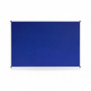 Visionchart Corporate Felt Pinboard 900 x 600mm Standard Frame Blue
