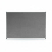 Visionchart Corporate Felt Pinboard 900 x 600mm Standard Frame Grey