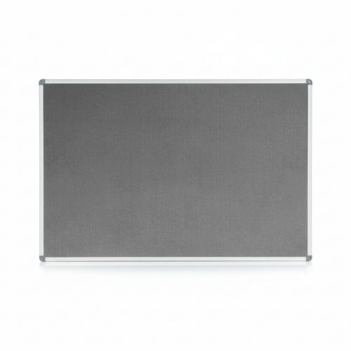 Visionchart Corporate Felt Pinboard 900 x 600mm Standard Frame Grey