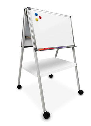 Visionchart Whiteboard Porcelain Mobile Big Book Easel 1000x600 Double Sided