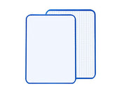 Visionchart Whiteboard Tablet Magnetic A3 Double Sided Dotted Thirds One Side