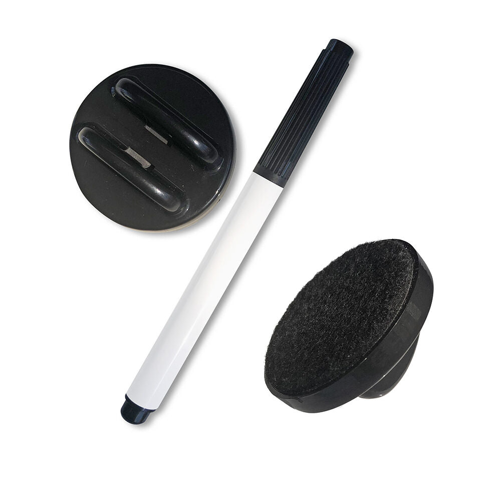 Visionchart Double-sided A4 Magnetic Whiteboard and Marker/Eraser Bundle (Pack of 25)