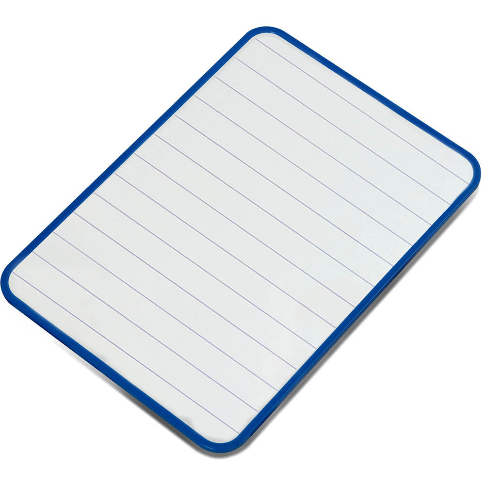 Visionchart Whiteboard Tablet Magnetic A4 Double Sided Lined One Side