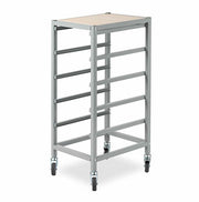 Creative Kids Mobile Tote Tray Storage Trolley - 5 Tray Single (Trolley Only)