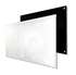 Visionchart Lumiere Frameless Magnetic Glassboard Black - 1200 x 600mm
