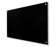 Visionchart Lumiere Frameless Magnetic Glassboard Black - 1800 x 1200mm