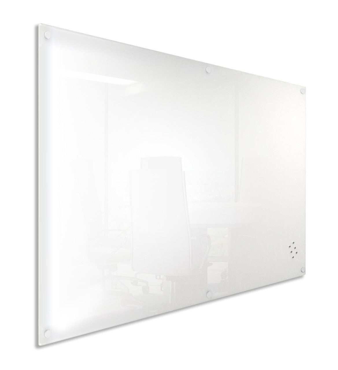 Visionchart Lumiere Frameless Magnetic Glassboard White - 1800 x 1200mm