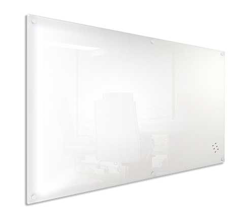 Visionchart Lumiere Frameless Magnetic Glassboard White - 900x600mm