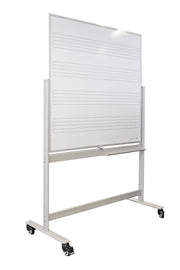 Visionchart Mobile Music Whiteboard (1200 x 1200mm)