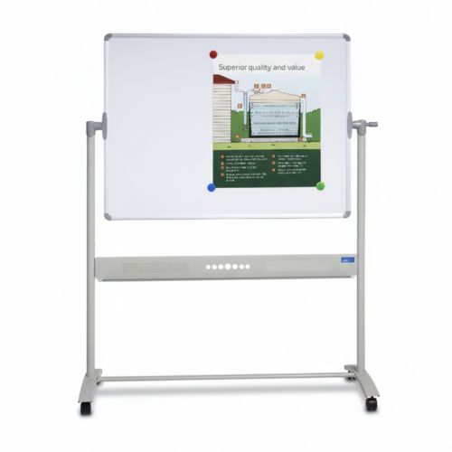 Visionchart DuraWrite Mobile Whiteboard Pivot Reversable 1200 x 900mm