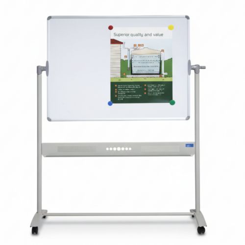 Visionchart DuraWrite Mobile Whiteboard Pivot Reversable 1500 x 900mm
