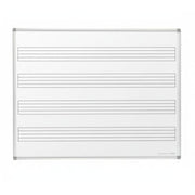 Visionchart EverWrite Music Staff Porcelain Whiteboard 1500 x 1200mm Standard Frame (Special Order)