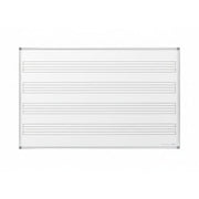 Visionchart EverWrite Music Staff Porcelain Whiteboard 1800 x 1200mm Standard Frame (Special Order)