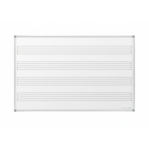 Visionchart EverWrite Music Staff Porcelain Whiteboard 1800 x 1200mm Standard Frame (Special Order)