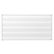 Visionchart EverWrite Music Staff Porcelain Whiteboard 2400 x 1200mm Standard Frame (Special Order)