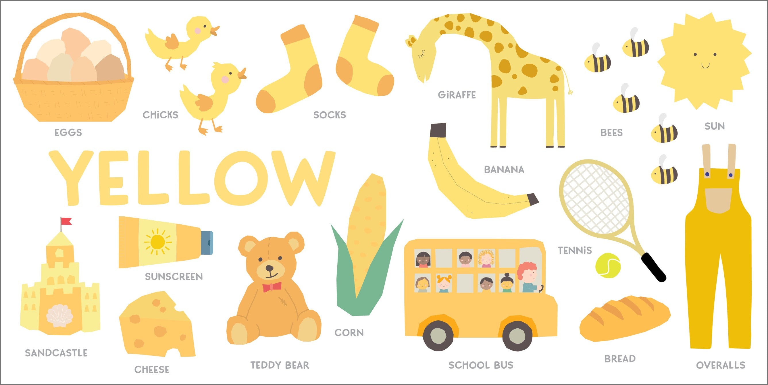 Padded Learning Book - My First Book of Colours — inside page 3