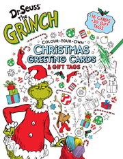 Dr Seuss - Colour Your Own Greeting Cards & Gift Tags Book The Grinch