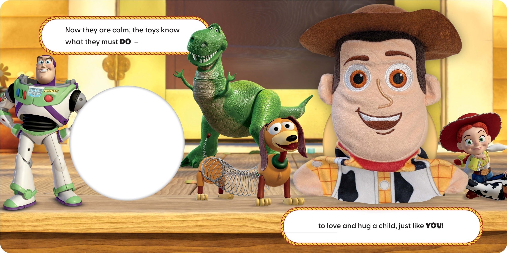 Disney Toy Story - Hand Puppet Book - Woody — inside page 4